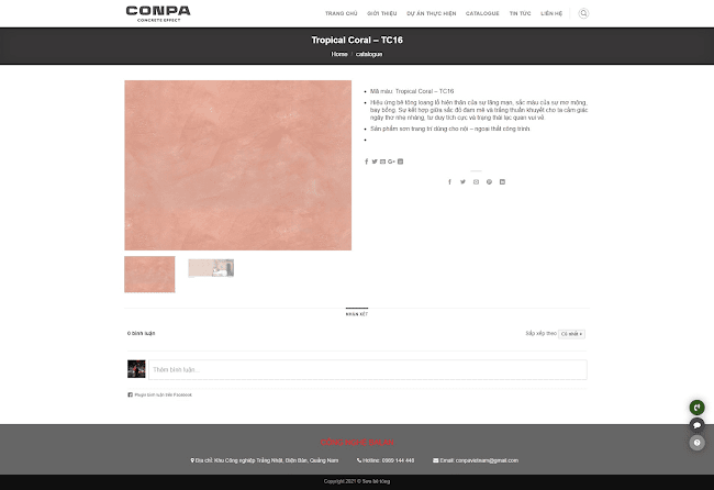 Template blogspot vật liệu xây dựng sơn bê tông